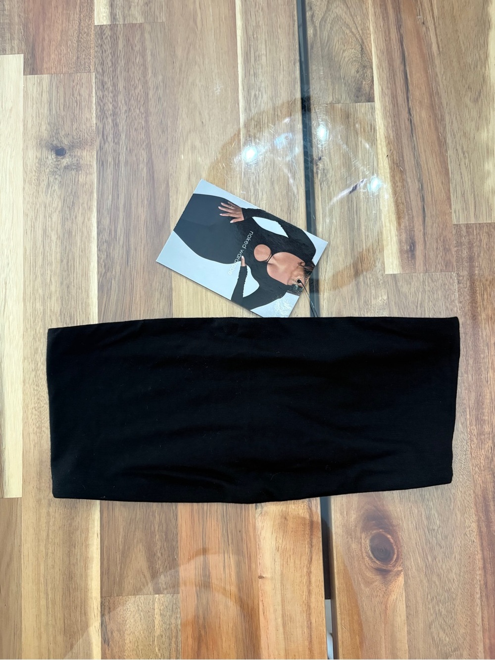 NWT naked wardrobe Sz S Black Bandeau Top